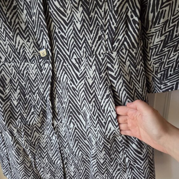 Cabi Jacket M Zig Zag Ponte Knit Jacket NWOT - Picture 5 of 8